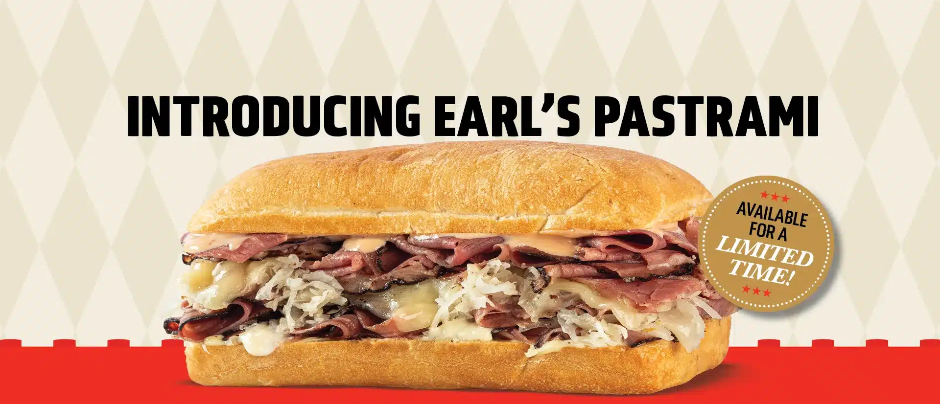 Introducing Earl's Pastrami Available for a limited time!