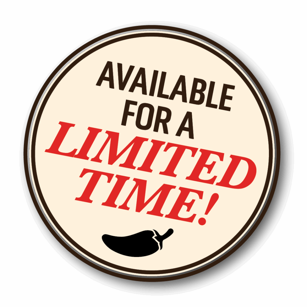 Available for a limited time!